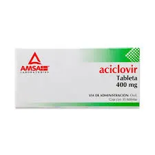 Aciclovir 400 mg Tabletas AMSA Caja con 35 Tabletas