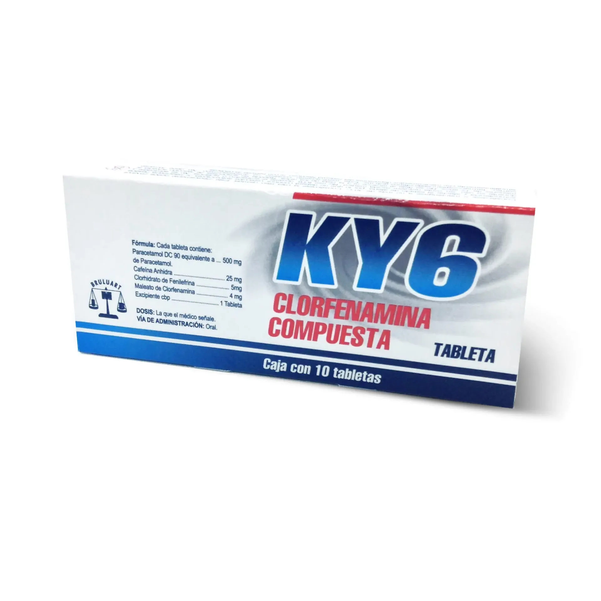KY-6 Compuesto Tabletas Caja con 10 Tabletas
