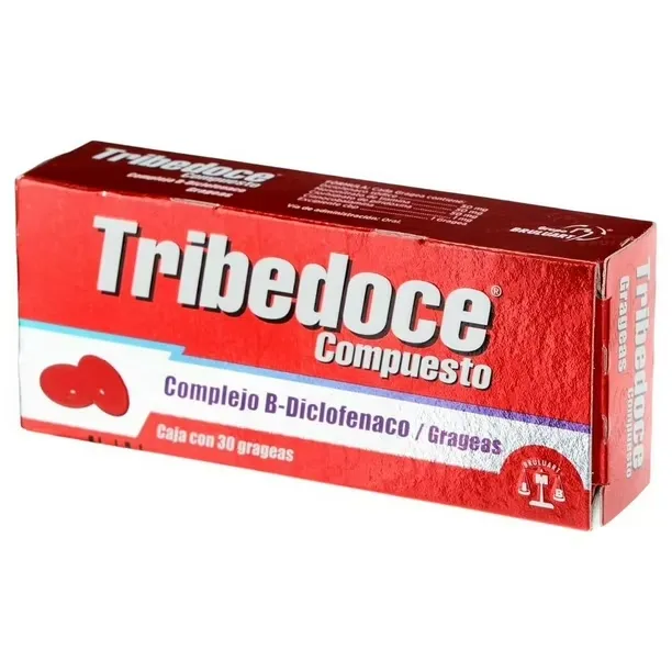 Tribedoce Compuesto Grageas Caja con 30 Grageas