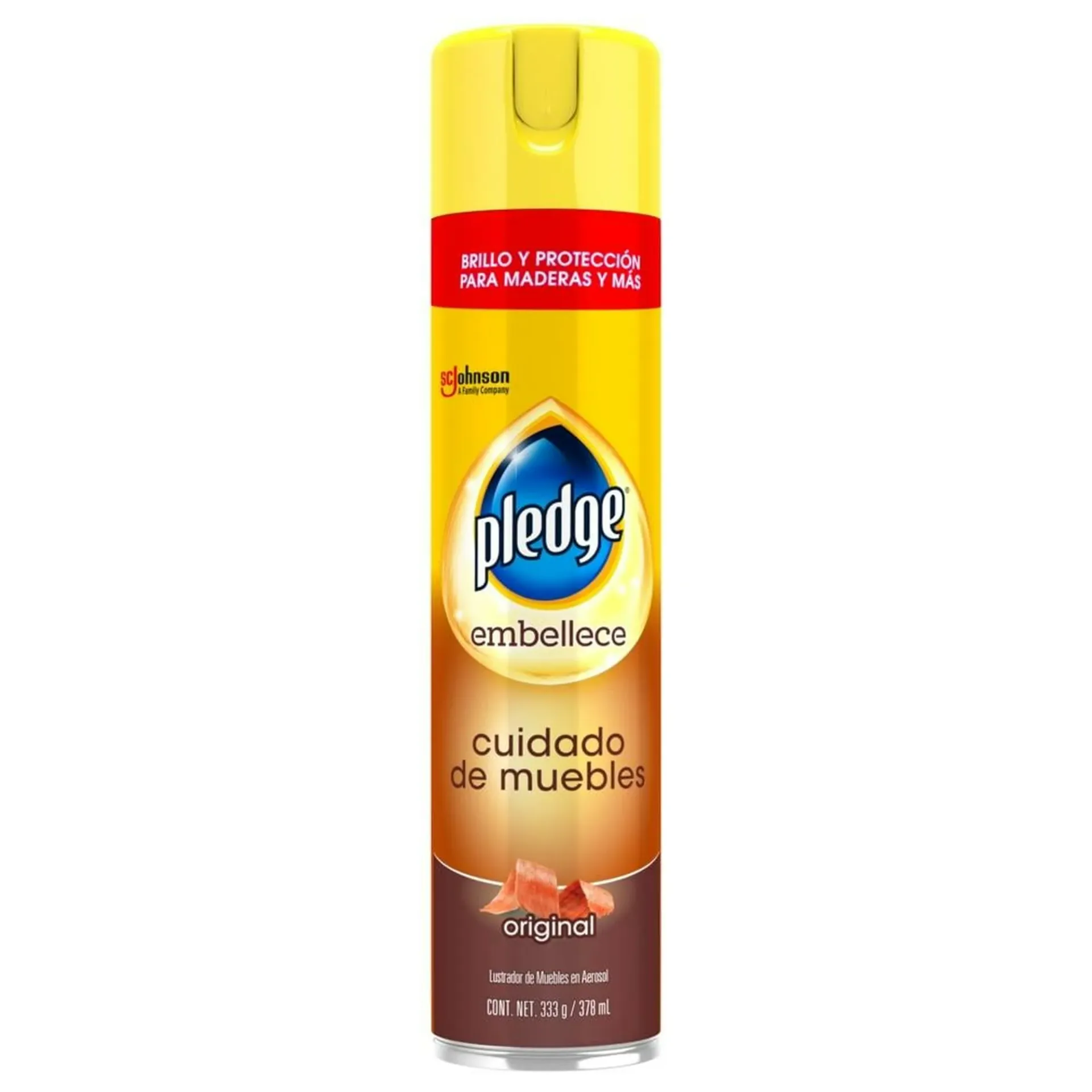 Lustrador y Limpiador de Superficies en Aerosol Pledge