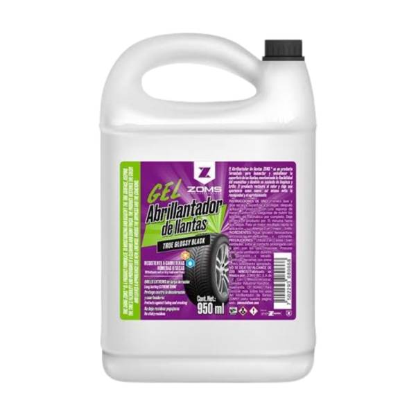 Abrillantador de llantas en gel 950ml Zoms