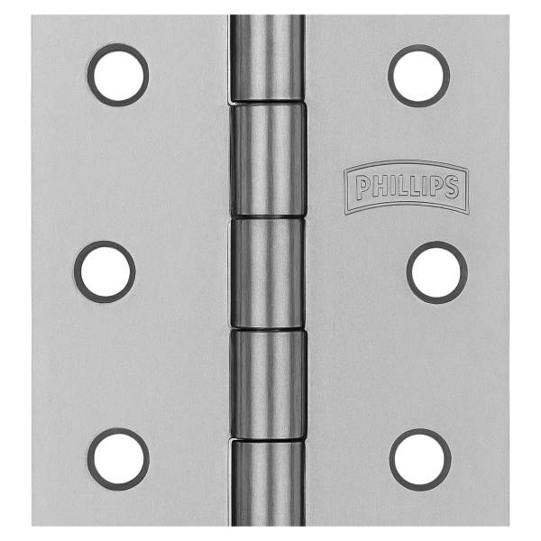 Bisagra alargada ligera para remache sin tornillo 1-13/16" pulida Phillips