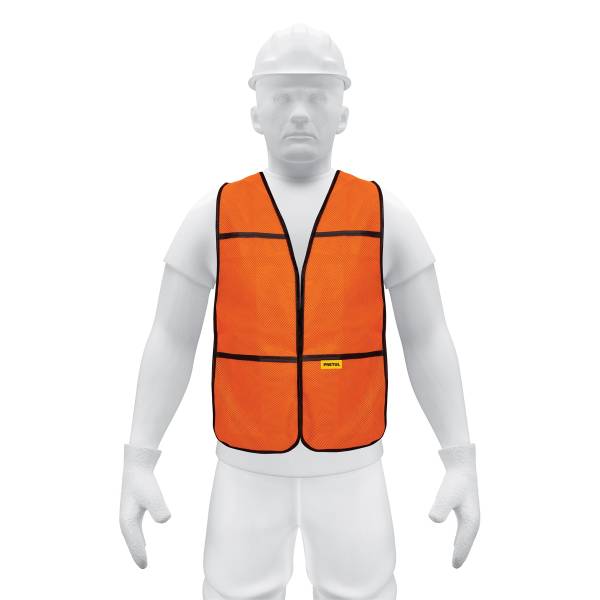 Chaleco seguridad uso día naranja CHS-100N PRETUL