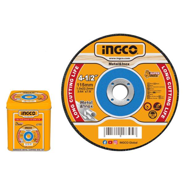 Disco corte metal 41 4 1/2x1x7/8 Ingco