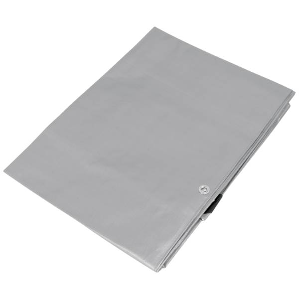 Lona uso medio espesor.25mm 5 x 6 mts gris Vianti