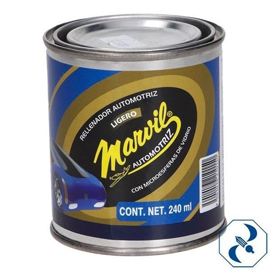 Rellenador automotriz con catalizador 240 ml MARVIL