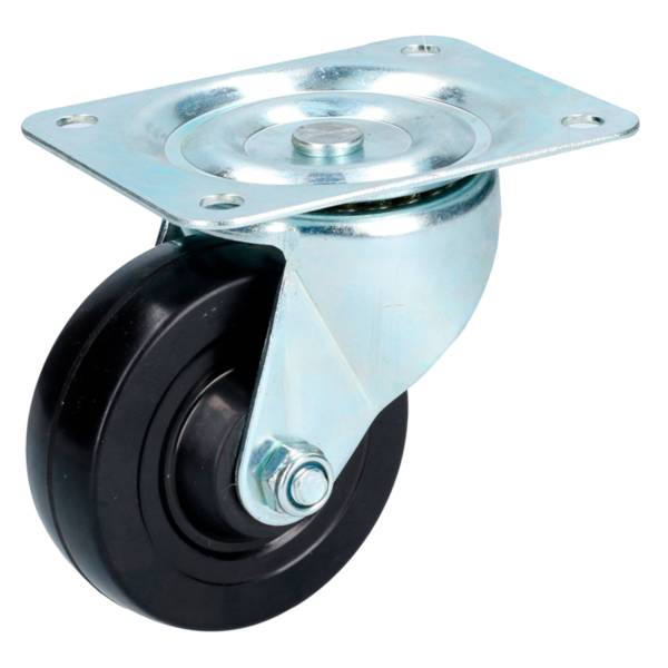 Rodaja hule 4" placa giratoria sin freno Surtek