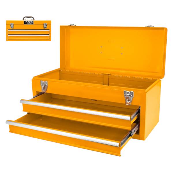 Caja para herramientas metálica 20 pulgadas 2 gavetas 52x24x21.8cm Ingco
