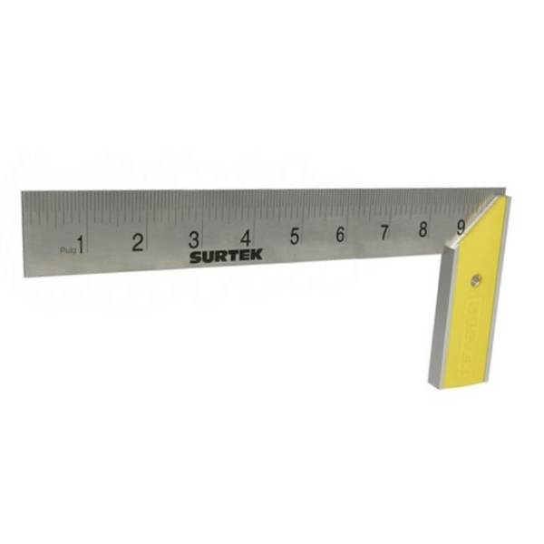 Escuadra para carpintero 10" mango de plastico 122252 Surtek