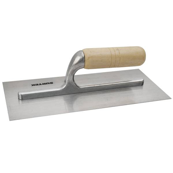 Llana lisa 10 remaches 11" x 5" mango de madera 123180 Surtek