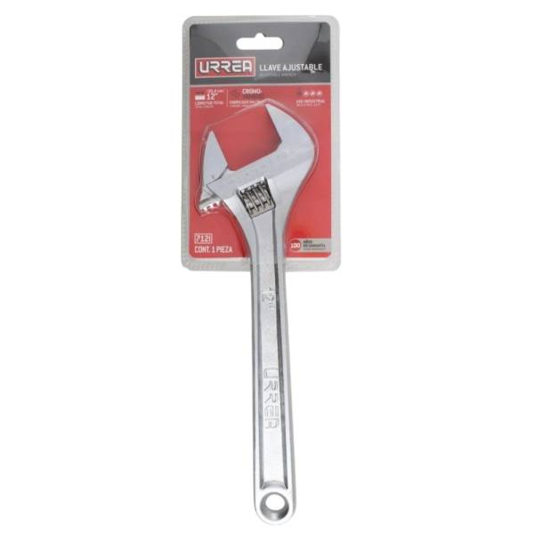 Llave ajustable perico 12 pulgadas cromada Urrea