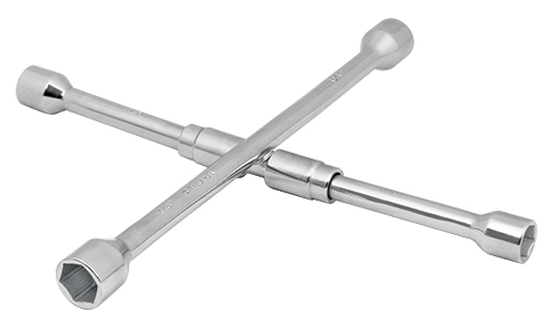 Llave cruz 14" cromada plegable