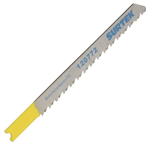 Segueta caladora corte recto dpp 10 zanco U con 5pz 120772 Surtek