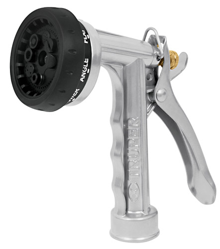 Pistola para riego metálica 8 funciones para riego pr-108 Truper