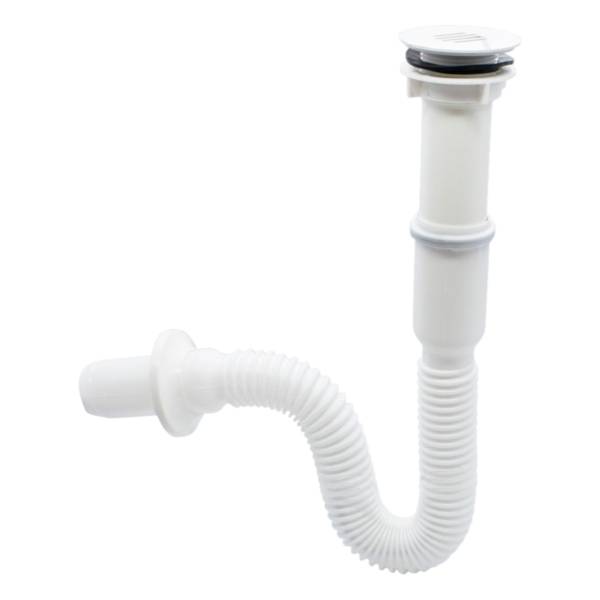 Media trampa para fregadero flexible pvc Fama