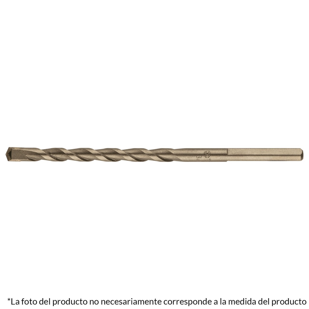 Broca para concreto 8 x 100 mm, TRUPER