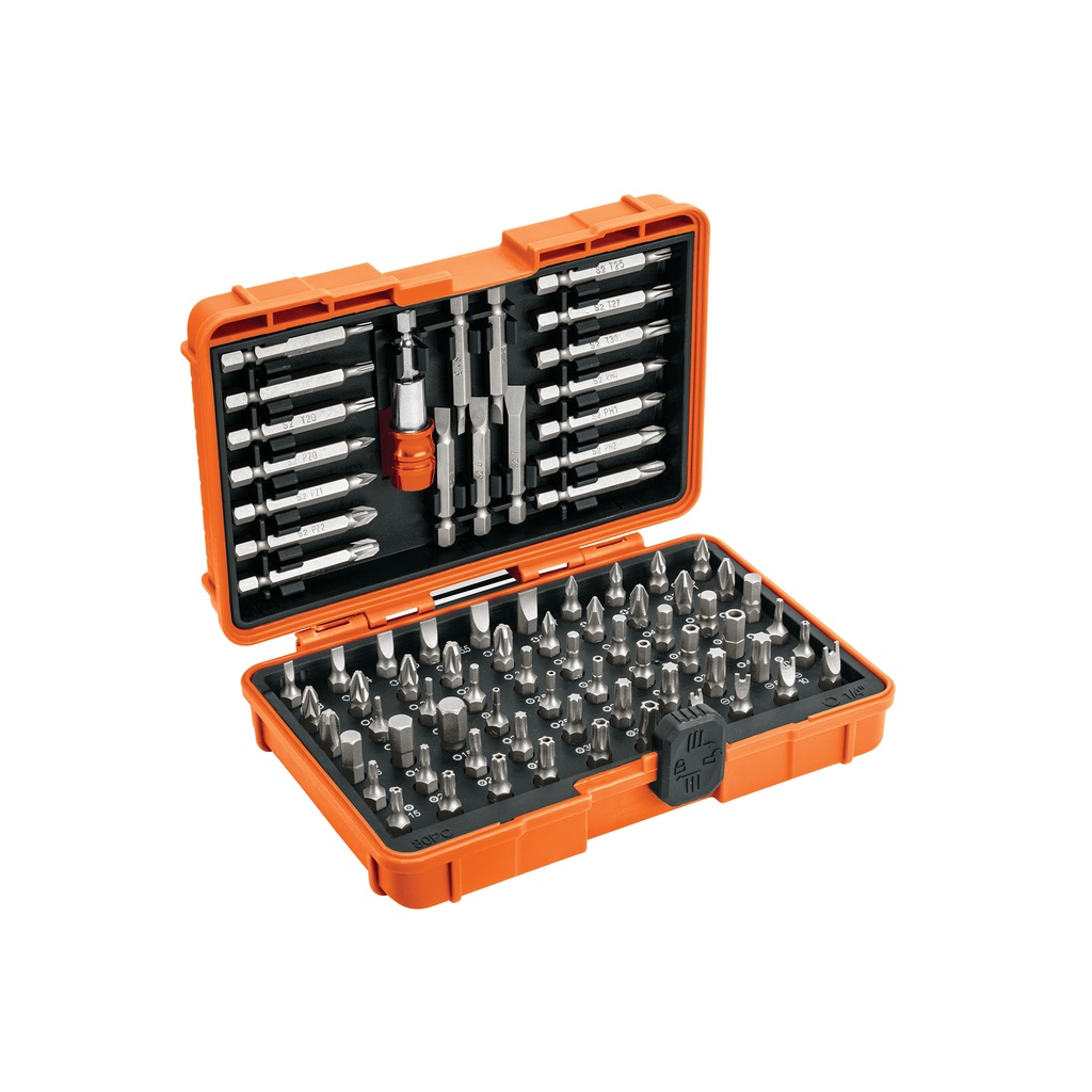 Juego de puntas mixtas 1'' y 2'', 80 piezas, TRUPER EXPERT