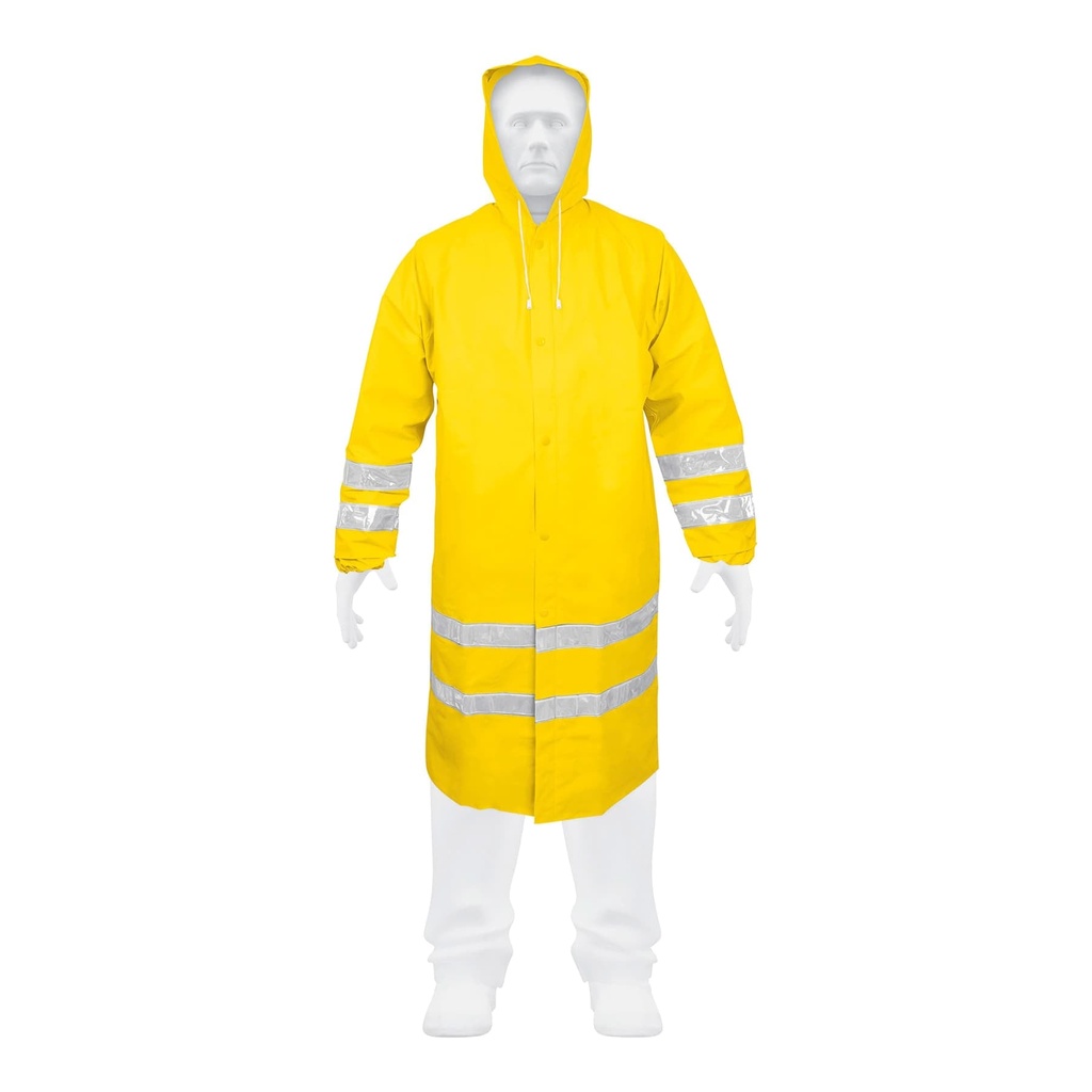 Gabardina impermeable doble capa con reflejante, G, TRUPER