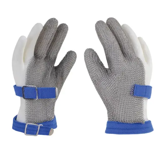 Guante Anticorte de Acero Inoxidable para 3 Dedos