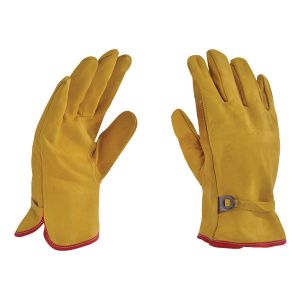 Guante Argonero de Piel de Res Ajustable