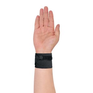 [FF-020] Muñequera Elástica Negra Ergonómica