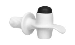 [235919ZN] Valvula dispensadora de agua boton macho 5/8" negr BTN1 Tricorp