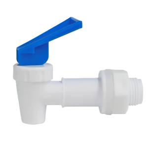 [287364ZN] Valvula para portagarrafon de agua macho 3/4" azul Fleximatic