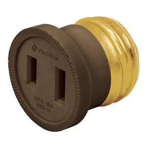 [205449ZN] Adaptador de portalampara a contacto POCO-12 Volteck