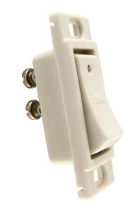 [644ZN] Apagador sencillo blanco Italiana Montana