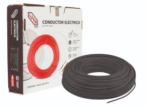 [215577ZN] Cable thw calibre 12 awg negro con 100mts Iusa