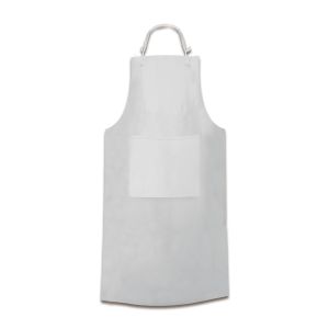 [I-96103] Mandil de PVC blanco con refuerzo abdominal