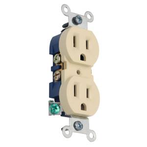 [16824ZN] Contacto duplex 2p+t marfil Americano Kley