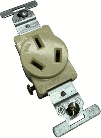[705ZN] Contacto sencillo 20a Nema 10-20R 805VB Eagle