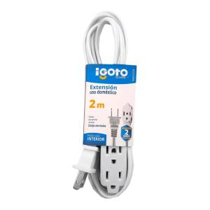 [207651ZN] Extension domestica blanca 02mts ed132b Igoto