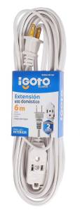 [207655ZN] Extension domestica blanca 06mts ed136b Igoto