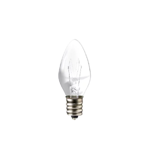 [281144ZN] Foco 7.5w base E12 transparente con 50pz 122271 Aksi
