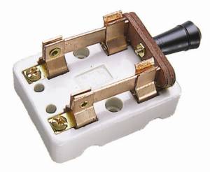 [732ZN] Interruptor 2 polos 1 tiro 25A en porcelana Iusa