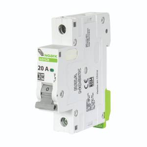 [241833ZN] Interruptor termomagnetico 1 polo 20a para riel 616889 Iusa