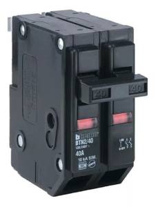 [1751ZN] Interruptor termomagnetico 2 polos 40a BTN2/40 Btplug Bticino