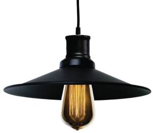 [281805ZN] Luminario decorativo colgante negro 5097 Adir