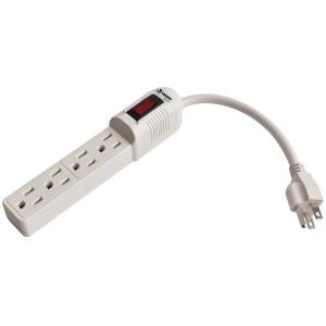 [284053ZN] Multicontacto con cable 20cm 04 contactos con indicador Vianti