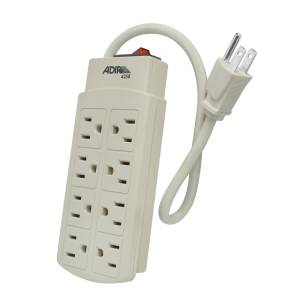 [281819ZN] Multicontacto con cable 50cm 08 contactos con indicador Adir