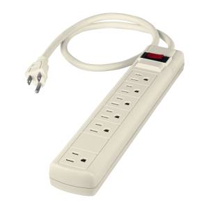 [12449ZN] Multicontacto con cable 75cm 06 contactos con indicador con supresor 450j Volteck