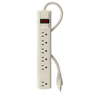 [285937ZN] Multicontacto con cable 75cm 06 contactos con indicador supresor 450j Vianti