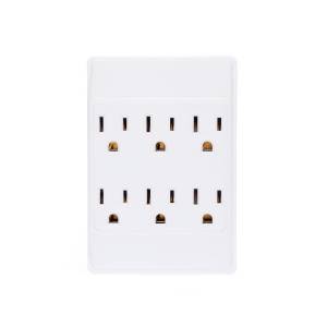 [227078ZN] Multicontacto cuadrado 6 contactos 2p+t en blister Igoto