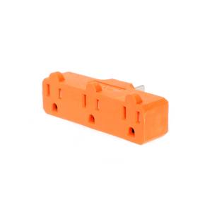 [227072ZN] Multicontacto rectangular 3 contactos 2p+t naranja en blister Igoto