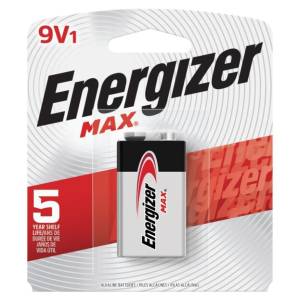 [205240ZN] Pila alcalina 9v blister con 1 pz Energizer