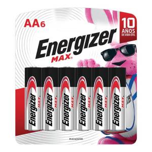 [205236ZN] Pila alcalina AA blister con 6 pz Energizer
