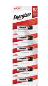 [226815ZN] Pila alcalina AAA tira con 6 e92bp1x6 energizer