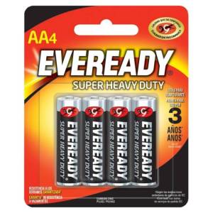 [205224ZN] Pila zinc-carbon AA blister con 4 pz 1215-4 eveready